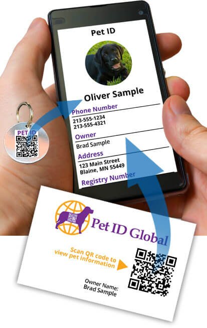 test your pet id stickers